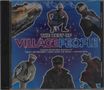 "The Best of Village People" mit Remixen von "YMCA" und anderen. Auf blauem Hintergrund mit Bandmitgliedern in Kostümen.