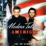 "Modern Talking America. The 10th Album." Zwei Männer vor einer USA-Flagge und einer Rakete im Hintergrund., CD