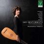 Texte: Couperin, Pinel, Gautier, Rameau, Gallot, Boquet, Visée, Mouton. Les Sentiments. Frau mit Laute, schwarzer Hintergrund., CD