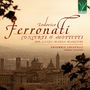 "Lodovico Ferronati, Concerti & Mottetti, Ensemble Locatelli" vor einer Stadtlandschaft bei Sonnenuntergang. Logo oben rechts., CD