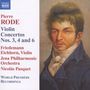 Pierre Rode (1774-1830): Violinkonzerte Nr.3,4,6, CD