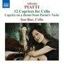 Alfredo Piatti (1822-1901): Capricci op.25 Nr.1-12 f.Cello solo, CD