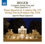 Max Reger: Sämtliche Streichtrios & Klavierquartette Vol.2, CD