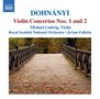 Ernst von Dohnanyi (1877-1960): Violinkonzerte Nr.1 & 2, CD