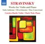 Igor Strawinsky (1882-1971): Werke für Violine & Klavier, CD