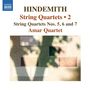 Paul Hindemith (1895-1963): Streichquartette Vol.2, CD, CD