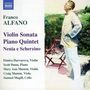 Franco Alfano (1875-1954): Violinsonate D-Dur, CD