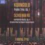 Erich Wolfgang Korngold (1897-1957): Klaviertrio op.1, CD