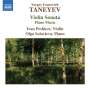 Serge Tanejew (1856-1915): Sonate für Violine & Klavier, CD