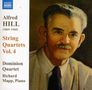 Alfred Hill (1870-1960): Streichquartette Vol.4, CD