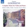 Eugene Goossens (1893-1962): Sämtliche Werke für Violine & Klavier, CD