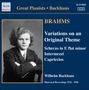 Johannes Brahms: Klavierwerke, CD