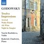 Leopold Godowsky (1870-1938): 12 Impressionen für Violine & Klavier, CD