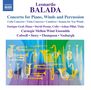 Leonardo Balada (geb. 1933): Konzert für Klavier, Bläser & Percussion, CD