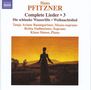 Hans Pfitzner: Sämtliche Lieder Vol.3, CD