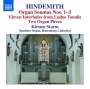 Paul Hindemith: Orgelsonaten Nr.1-3, CD