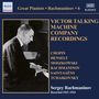 Sergej Rachmaninoff - Victor Talking Machine Company Recordings, CD