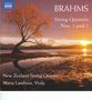 Johannes Brahms (1833-1897): Streichquintette Nr.1 & 2, CD, CD