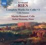 Ferdinand Ries: Sämtliche Werke mit Cello Vol.1, CD