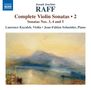 Joachim Raff: Sämtliche Violinsonaten Vol.2, CD