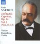 Emile Sauret: 24 Etudes-Caprices op.64 Vol.2, CD, CD