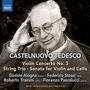 Mario Castelnuovo-Tedesco (1895-1968): Konzert für Violine & Klavier Nr.3, CD
