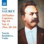 Emile Sauret: 24 Etudes-Caprices op.64 Vol.4, CD