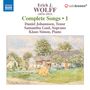 Erich Jaques Wolff: Sämtliche Lieder Vol.1, CD