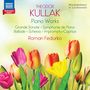 Oben Texte: "THEODOR KULLAK", "Piano Works" und "Roman Fediurko". Darunter bunte Tulpen auf einem hellen Hintergrund., CD
