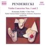 Krzysztof Penderecki (1933-2020): Violinkonzerte Nr.1 & 2, CD