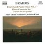 Johannes Brahms (1833-1897): Klaviermusik zu 4 Händen Vol.17, CD