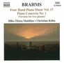 Johannes Brahms: Klaviermusik zu 4 Händen Vol.17, CD