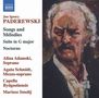 Ignaz Paderewski (1860-1941): Lieder, CD