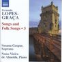 Fernando Lopes-Graca (1906-1994): Songs & Folk Songs Vol. 3, CD