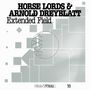 HORSE LORDS & ARNOLD DREYBLATT Extended Field. Geometrische Formen, kreisförmiges Logo mit FRKWYS.