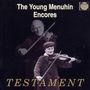 The young Menuhin plays Encores Vol.1, CD, CD