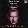 Hans Hotter - Lieder Recital, CD