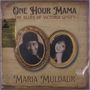 "One Hour Mama: The Blues of Victoria Spivey", Maria Muldaur. Zwei Bilder in ovalen Rahmen auf einem Musiknoten-Hintergrund., LP