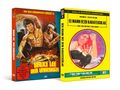 Zwei DVD-Hüllen nebeneinander mit den Titeln "Bruce Lee - Der Unbesiegte" und "Der Mann mit dem Karateschlag"., 2 DVDs