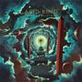 "ACID KING BEYOND VISION" steht über einer surreale Szene mit wolkigem Himmel, roten Obelisken und einem leuchtendem Zentrum., LP