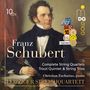 Franz Schubert, Complete String Quartets, Trout Quintet & String Trios, Christian Zacharias, LEIPZIGER STREICHQUARTETT., 10 CDs