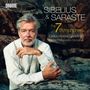 „Sibelius & Saraste: The 7 Symphonies“, Jukka-Pekka Saraste, Helsinki Philharmonic Orchestra. Ein Mann sitzt auf Felsen., 3 CDs