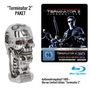 James Cameron: Terminator 2: Tag der Abrechnung (Geschenkset mit Aufbewahrungsbox »T-800 Metall-Head«) (Ultra HD Blu-ray & 3D Blu-ray im Steelbook), BR,Merchandise