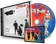 "GEOFF MOORE + THE DISTANCE" in roter Schrift auf CD und Hülle, schwarz-weißes Foto von vier Personen., CD
