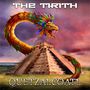 "The Tirith" oben, "Quetzalcoatl" unten. Eine bunte gefiederte Schlange windet sich über eine Pyramide., CD