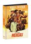 Text: "MEXICALI", "BREN FOSTER", "A FILM BY LUKE LAFONTAINE". Illustration mit bewaffneten Figuren und actionreichem Hintergrund., 1 Ultra HD Blu-ray und 1 Blu-ray Disc