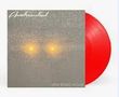 Oben steht "Avett Brothers Band". Unten "New Road Now". Rote Vinylplatte, grauer Hintergrund mit zwei gelben Lichtern., LP