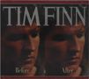 "TIM FINN", "Before & After". Zwei Porträts eines Mannes nebeneinander, beide mit konzentriertem Blick., CD