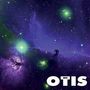 "Sons of OTIS" in weißer Schrift vor einem nebligen, purpurnen Weltall mit leuchtenden Sternen., CD
