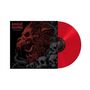 Text: "soul of animus ritual". Illustration: Löwenkopf aus Flammen, Schädel, rotes Vinyl., LP